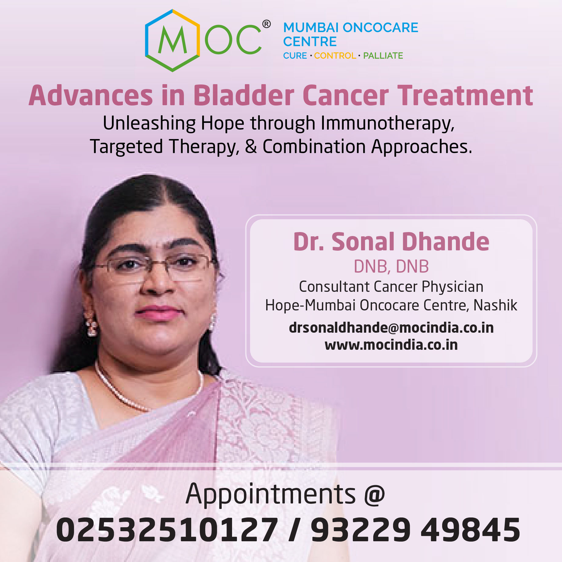 Advances in Bladder Cancer Treatment | Dr. Sonal Dhande | Hope-MOC
