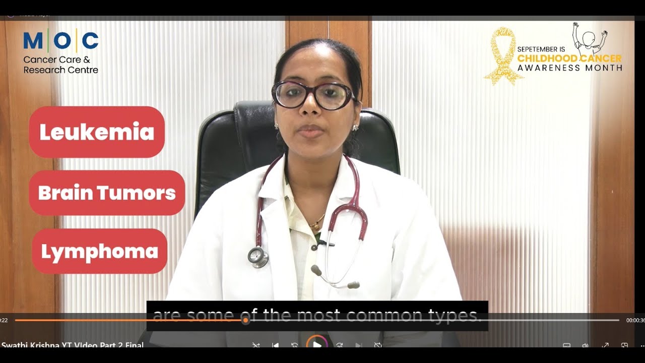 Childhood Cancer Awareness Month | M | O | C Cancer Care & Research Center | Dr. Swathi Krishna | 2